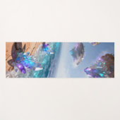 bright crystalline ocean on the cracked desert  ヨガマット (正面(横))