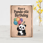 Bright & Cute Flamingo Birthday カード (黄色い花)