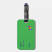 Bright Dog Luggage Tag ラゲッジタグ (裏面縦)