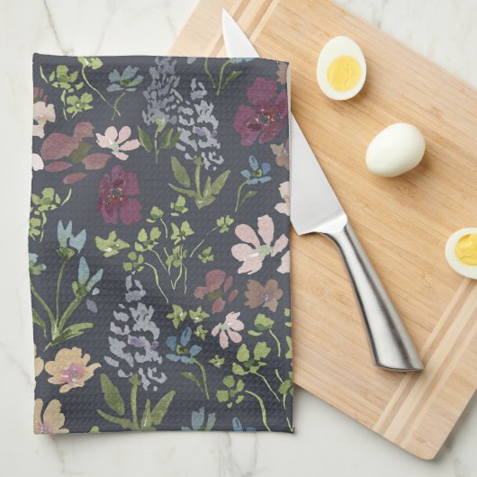 Bright Doodles Kitchen Towel キッチンタオル (四つ折り)