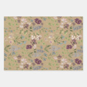 Bright Doodles Wrapping Paper Set of 3 ラッピングペーパーシート (正面3)