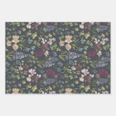 Bright Doodles Wrapping Paper Set of 3 ラッピングペーパーシート (正面)