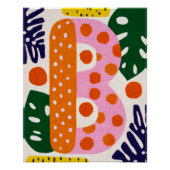 Bright Dopamine Decor Monogram Letter B Poster ポスター (正面)
