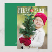 Bright Dotメリー Holiday Photo Card シーズンカード (正面/裏面)