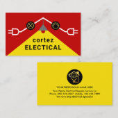 Bright Electrical Rooftop Circuit Frame 名刺 (正面/裏面)