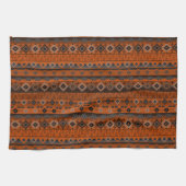Bright ethnic striped pattern. キッチンタオル (横)