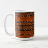 Bright ethnic striped pattern. コーヒーマグカップ (左)
