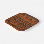 Bright ethnic striped pattern. ペーパープレート (傾斜あり)