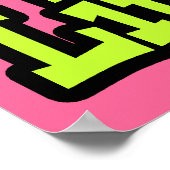 Bright EyeハートI love English Literature ポスター (角)