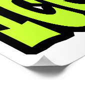 Bright Eye Heart I Love Ice Cream ポスター (角)