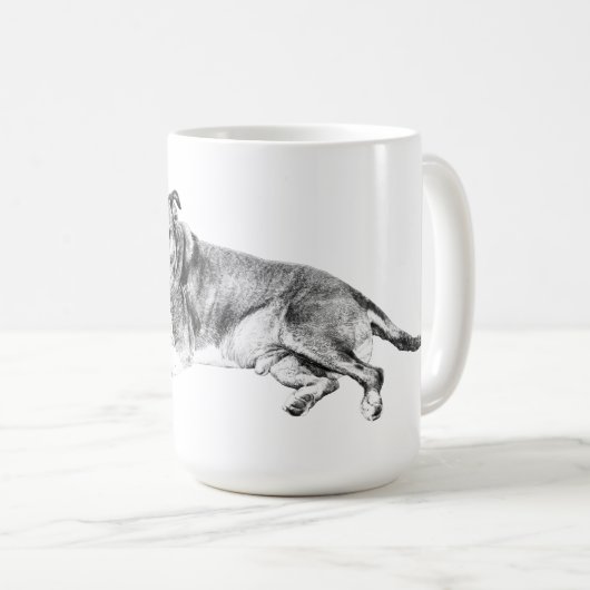 Bright Eyes, Restful Sips コーヒーマグカップ (正面右)