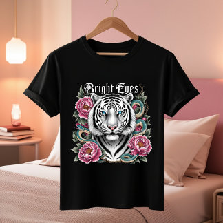 Bright Eyes Tiger Tシャツ – フローラアート