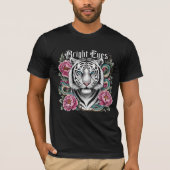 Bright Eyes Tiger Tシャツ – フローラアート (正面)
