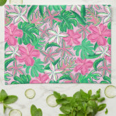 Bright Floral Coastal キッチンタオル (折り畳み)