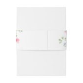 Bright Floral Monogram Spring Wedding 招待状ベリーバンド (裏面例)