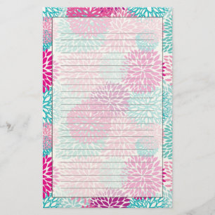 Bright Floral pattern 2 便箋