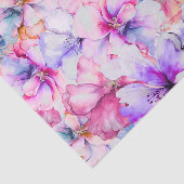 Bright Floral Watercolor Flowers Decoupage 薄葉紙 (詳細)