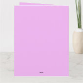 Bright flower. カード (裏面)