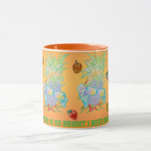 BRIGHT FRUITURE HOLLYWOOD MUG  マグカップ (中央)