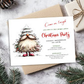 Bright Funny Santa Classic Holiday Celebration  招待状