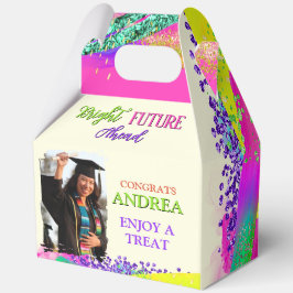 Bright Future Ahead Graduation 5"w x 3"l x 6.5"h フェイバーボックス