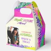 Bright Future Ahead Graduation 5"w x 3"l x 6.5"h フェイバーボックス (裏面)