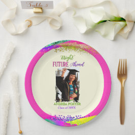 Bright Future Ahead Graduation Party ペーパープレート