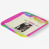 Bright Future Ahead Graduation Party ペーパープレート (傾斜あり)