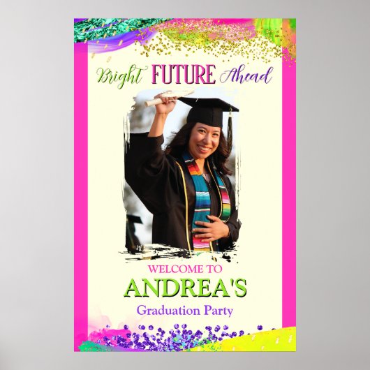 Bright Future Ahead Graduation Party ポスター (正面)