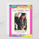 Bright Future Ahead Graduation Party Invitation 招待状 (正面)