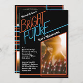 Bright Future Graduation Partyの発表 招待状 (正面/裏面)
