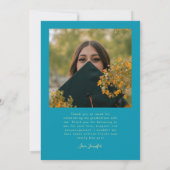 Bright Future Stars Multi Photo Aqua Blue Grad 案内状 (裏面)