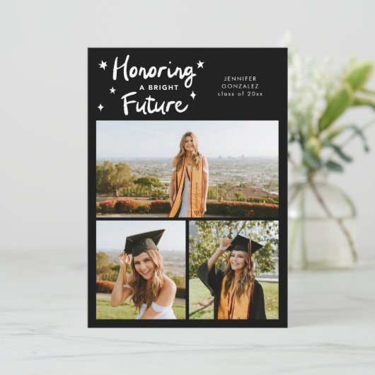 Bright Future Stars Multi Photo Black Grad 案内状 (スタンド正面)