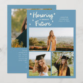 Bright Future Stars Multi Photo Denim Blue Grad 案内状 (正面/裏面)