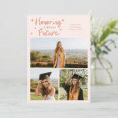 Bright Future Stars Multi Photo Peach Grad 案内状 (スタンド正面)