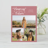 Bright Future Stars Multi Photo Pink Grad 案内状 (スタンド正面)