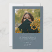 Bright Future Stars Multi Photo Slate Blue Grad 案内状 (裏面)