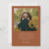 Bright Future Stars Multi Photo Terracotta Grad 案内状 (裏面)