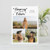 Bright Future Stars Multi Photo White Grad 案内状 (スタンド正面)