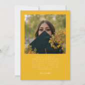 Bright Future Stars Multi Photo Yellow Grad 案内状 (裏面)