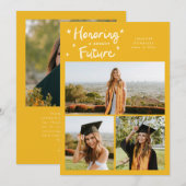 Bright Future Stars Multi Photo Yellow Grad 案内状 (正面/裏面)