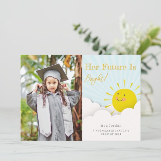 Bright Future Sunshine卒業写真 招待状 (スタンド正面)
