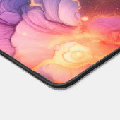 Bright Galaxy Alcohol Ink デスクマット (コーナー)