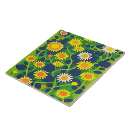 Bright Garden Blooms タイル (側面)