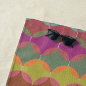 Bright Geometric Color Harmonies ビーチタオル (インサイチュ)