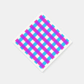 Bright Gingham Napkins スタンダードカクテルナプキン (角)