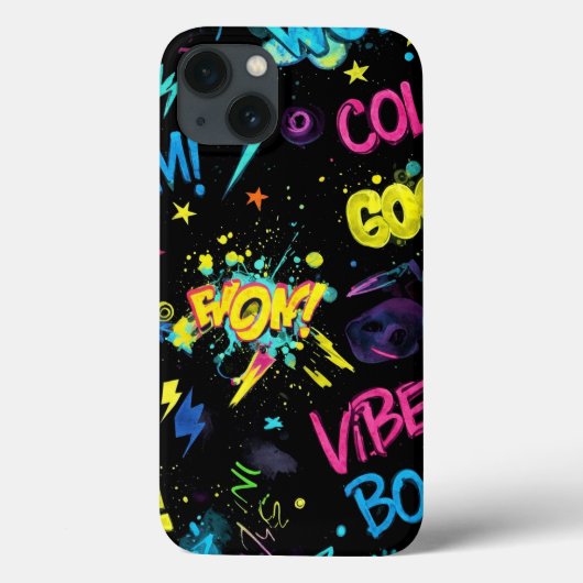 Bright Graffiti by Natasha Us Case-Mate iPhoneケース (裏面)