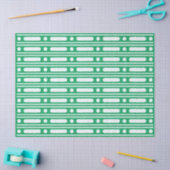 Bright Green Dot Border Decoupage Paper 薄葉紙 (クラフト)