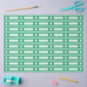 Bright Green Dots Border Decoupage Paper 薄葉紙 (クラフト)