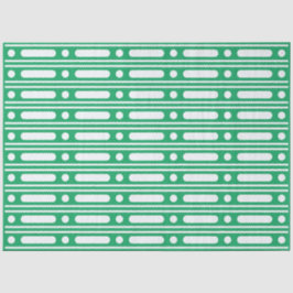 Bright Green Dots Border Decoupage Paper 薄葉紙